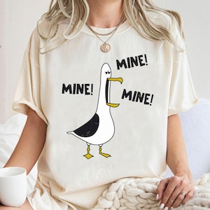 Disney Finding Nemo Shirt, Mine! Mine! Seagull T-shirt, Finding Dory Comfort Colors Tee, Birthday Gift Shirts, Disneyland Family Trip