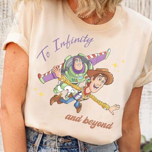 Retro Disney Toy Story To Infinity And Beyond Shirt, Buzz Lightyear Woody Friends T-shirt, Magic Kingdom Shirt, Disneyland Family Trip Tee