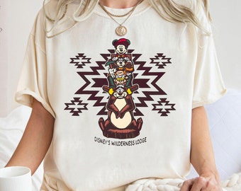 Disney Mickey Friends Wilderness Lodge Shirt, Retro Mickey Donald Goofy Camping T-shirt, Comfort Colors Tee, Birthday Gift Shirt Family Trip
