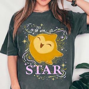 Wunsch I&#39;m A Star Shirt, Disney Wunsch Film 2025 Asha Prinzessin T-shirt, Disney World Magic Kingdom T-Shirt, Disney Outfit, Disney Familienausflug