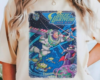 Vintage Toy Story Disney Shirt, Buzz Lightjahre Toy Story T-shirt, Comfort Colors Disney T-Shirt, lustiges Magic Kingdom, Disney Familienausflug