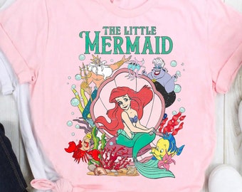 Disney Princess The Little Mermaid Shirt, Women'S Little Mermaid Ariel T-shirt, Comfort Colors Tee, Funny Disney Outfit, Disney Family Trip