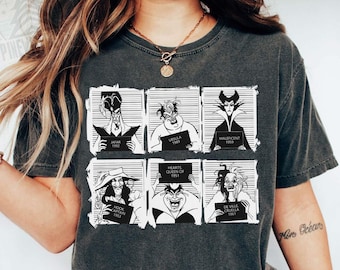 Retro Disney Villains 90S Shirt, Disney Funny Villain T-shirt, Disney Friends Comfort Colors Tee, Funny Magic Kingdom, Bad Witches Club