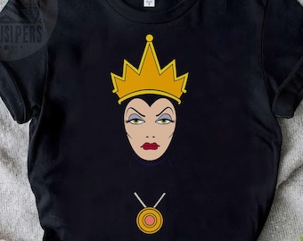 Disney The Evil Queen Shirt, Disney Villain Evil Queen T-shirt, Snow White Princess Tee, Birthday Gift Shirts, Disneyland Family Trip