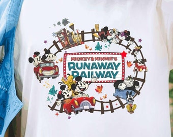 Disney Mickey & Minnie'S Runaway Railway Shirt, Mickey Mouse Sweatshirt, Mickey And Friends Nothing Can Stop Us Now Tee, Magic Kingdom Shirt