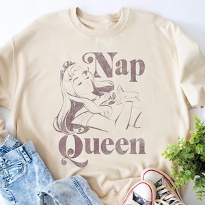 Disney Princess Nap Queen Shirt, Sleeping Beauty T-shirt, Princess Aurora Tee, Birthday Gift Shirts, Magic Kingdom, Disneyland Family Trip