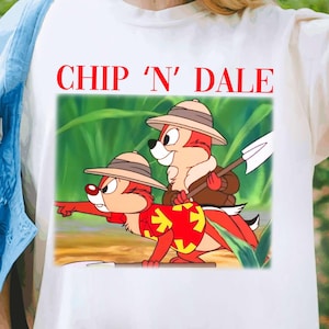 Retro Disney Chip And Dale Shirt, Disney Chip And Dale Rescue Rangers T-shirt, Unisex Gift For Men Women Tee, Magic Kingdom, Disney Trip