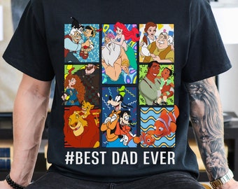 Camicia Disney miglior papà di sempre, t-shirt regalo Disney per la festa del papà, papà Disney, maglietta per la festa del papà, divertente Regno Magico, viaggio di vacanza a Disneyland