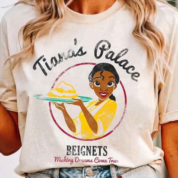 Disney Princess Shirt, Tiana Palace Disneyland T-shirt, The Princess And The Frog Tee, Funny Magic Kingdom, Disney Family Trip