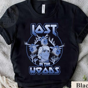 Disney Frozen 2 Kristoff & Sven Lost In The Woods Shirt, Disneyland Trip T-shirt, Comfort Color Tee, Disney Vacation Shirt, Family Trip