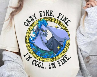 Camiseta de Hades de villanos de Disney, Camiseta de Hades divertida, Soy genial, Estoy bien, Camiseta de Hércules de Disney, Reino mágico, Viaje familiar de Disney, Regalo de cumpleaños