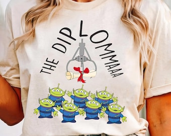 Disney Toy Story Aliens Shirt, das Diplom Abschluss T-shirt, graduate Senior Geschenke T-Shirt, Geburtstagsgeschenk Shirts, Disneyland Familienausflug