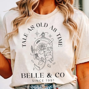 Disney Tale As Old As Time Shirt, Vintage 90S Disney Belle & Co 1991 T-shirt, Beauty And The Beast Tee, Magic Kingdom, Disney Family Trip