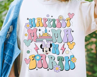 Happiest Mama On Earth Minnie Mouse Shirt, In My Disney Mama T-shirt, Gift For Mom Disney Tee, Mothers Day Gift, Minnie Mom Shirt