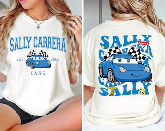 Disney Cars Movie Shirt, Sally Carrera Cars On The Road T-shirt, Cars Sally Carrera Tee, Funny Disneyland Radiator Spring Shirt, Piston Cup