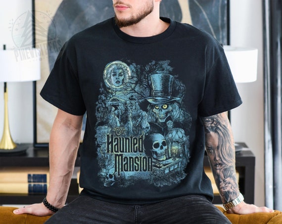 Disney the Haunted Mansion Scary Halloween Shirt, Vintage Haunted