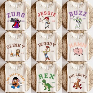 Disney Toy Story Shirt, Matching Family Toy Story T-shirt, Woody, Buzz, Zurg, Rex, Bullseye, Jessie Tee, Disney Outfit, Disney Family Trip