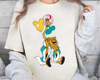 Disney Robin Hood Villains Shirt, Prince John And Sir Hiss Mickey Balloon T-shirt, Comfort Colors Tee, Birthday Gift, Disneyland Family Trip