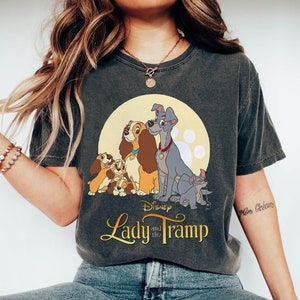 Disney Lady And Tramp Family Shirt, Vintage Lady And Tramp T-shirt, Disney Dogs Tee, Funny Magic Kingdom, Disney Family Trip, Birthday Gift