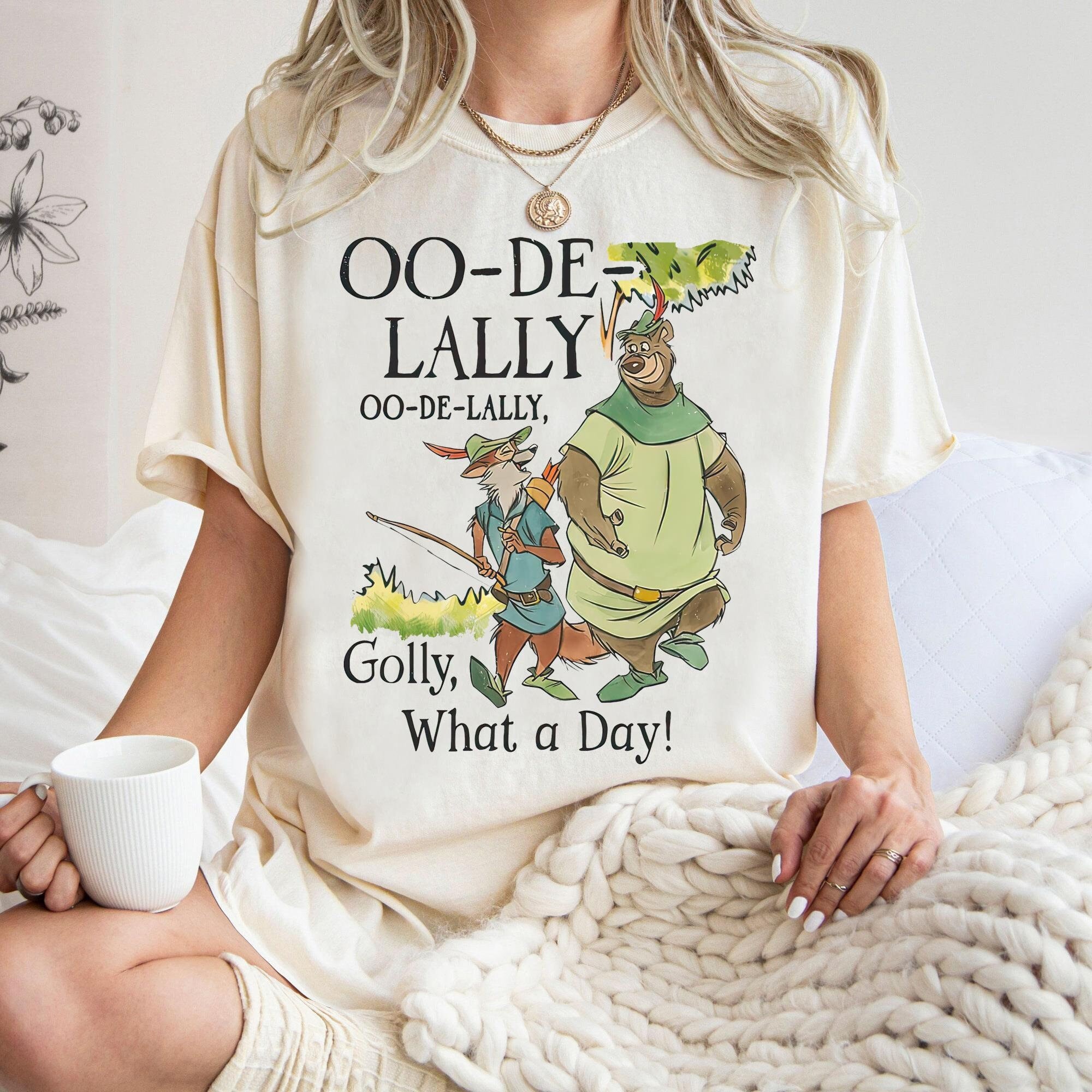 Disney Robin Hood And Little John Oo-De-Lally Shirt, Golly What A Day T-shirt, Comfort Colors Tee, Birthday Gift Shirts, Disney Family Trip