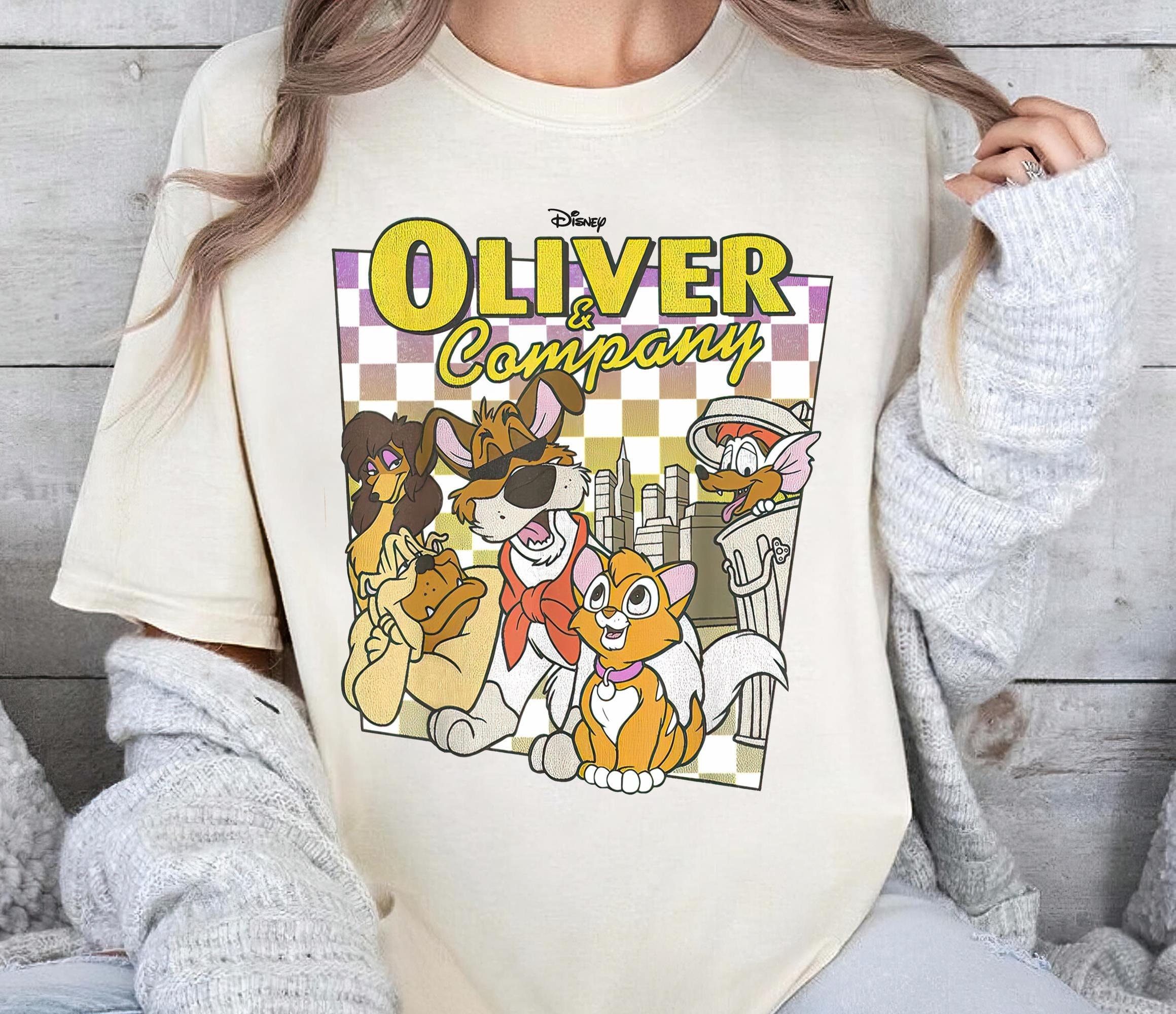 OLIVER & COMPANY VINTAGE 1988 DISNEY MOVIE CHARACTER