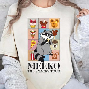 Disney Lustiges Meeko Waschbär Shirt, Pocahontas haben Sie Snack-T-Shirt gesagt, Komfort Farben T-Shirt, Geburtstagsgeschenk Shirts, Disneyland Familienausflug