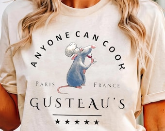 Disney Ratatouille Anyone Can Cook Shirt, Disney Remy Anyone Can Cook Sweatshirt, Little Cheft Tee, Funny Magic Kingdom, Disney Family Trip