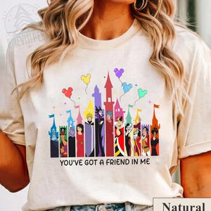 Disney Villains Castle Shirt, You&#39;Ve Got A Friend In Me T-shirt, Comfort Color Tee, Birthday Gift, Disneyland Family Vacation Trip Shirt