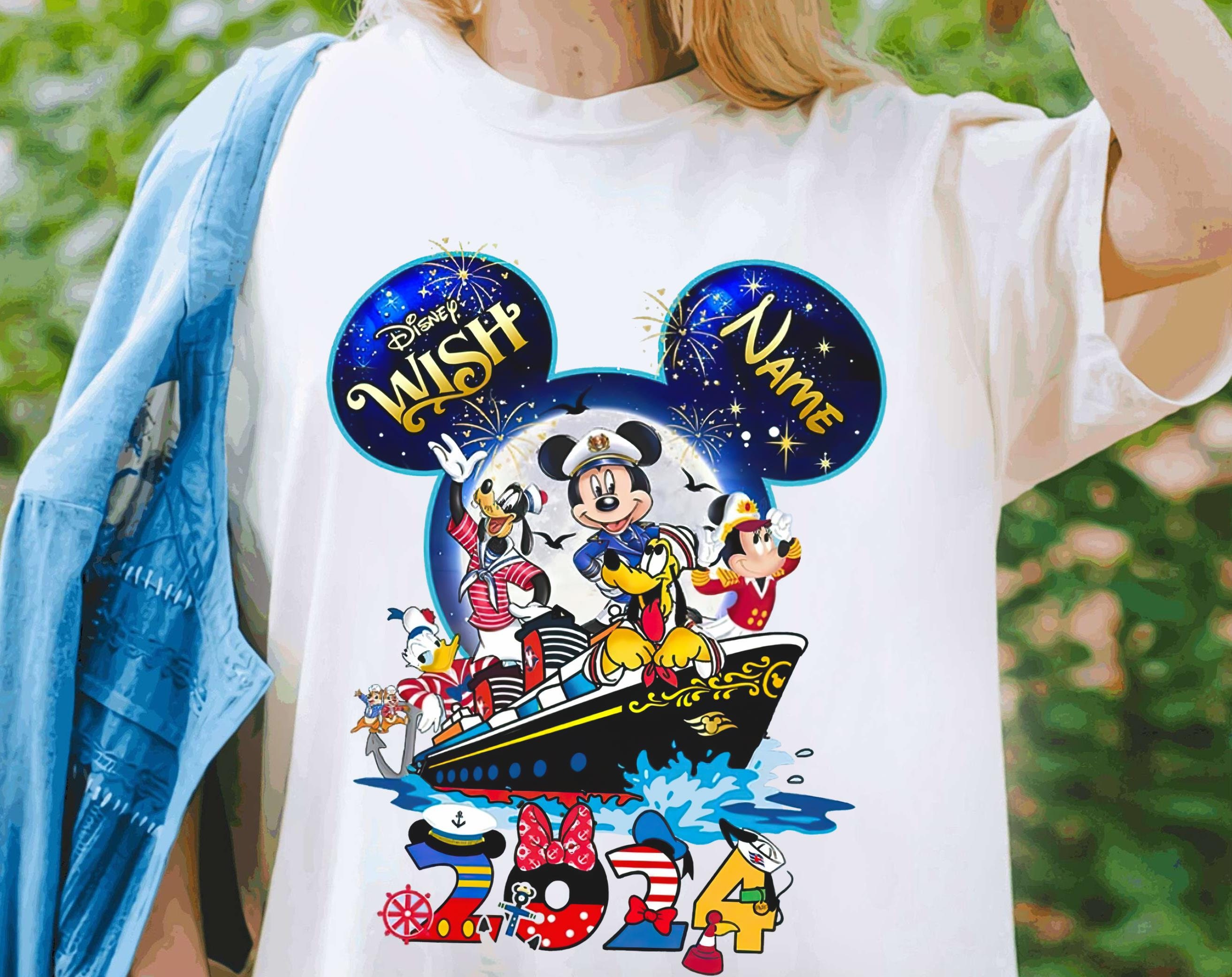 Personalized Mickey & Friends Family Cruise Shirt, Disney Cruise Line 2024 T-shirt