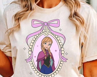 Camiseta vintage de todas las princesas de Disney, Cenicienta, Blancanieves, Ariel, Bella, Rapunzel, camiseta con lazo coqueto, camiseta de viaje de niña de Disney, camiseta de color cómodo