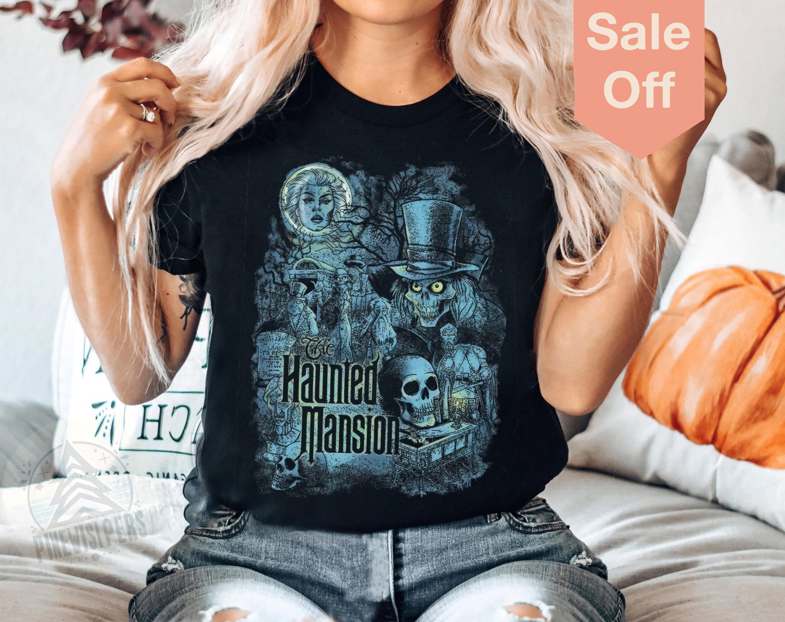 Disney the Haunted Mansion Scary Halloween Shirt, Vintage Haunted 