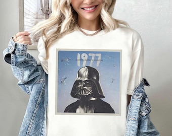 Star Wars Darth Vader&#39;S Version 1977 Shirt, Star Wars Face T-shirt, Galaxy&#39;S Edge 1977 Star Wars Tee, Magic Kingdom, Disney Family Trip