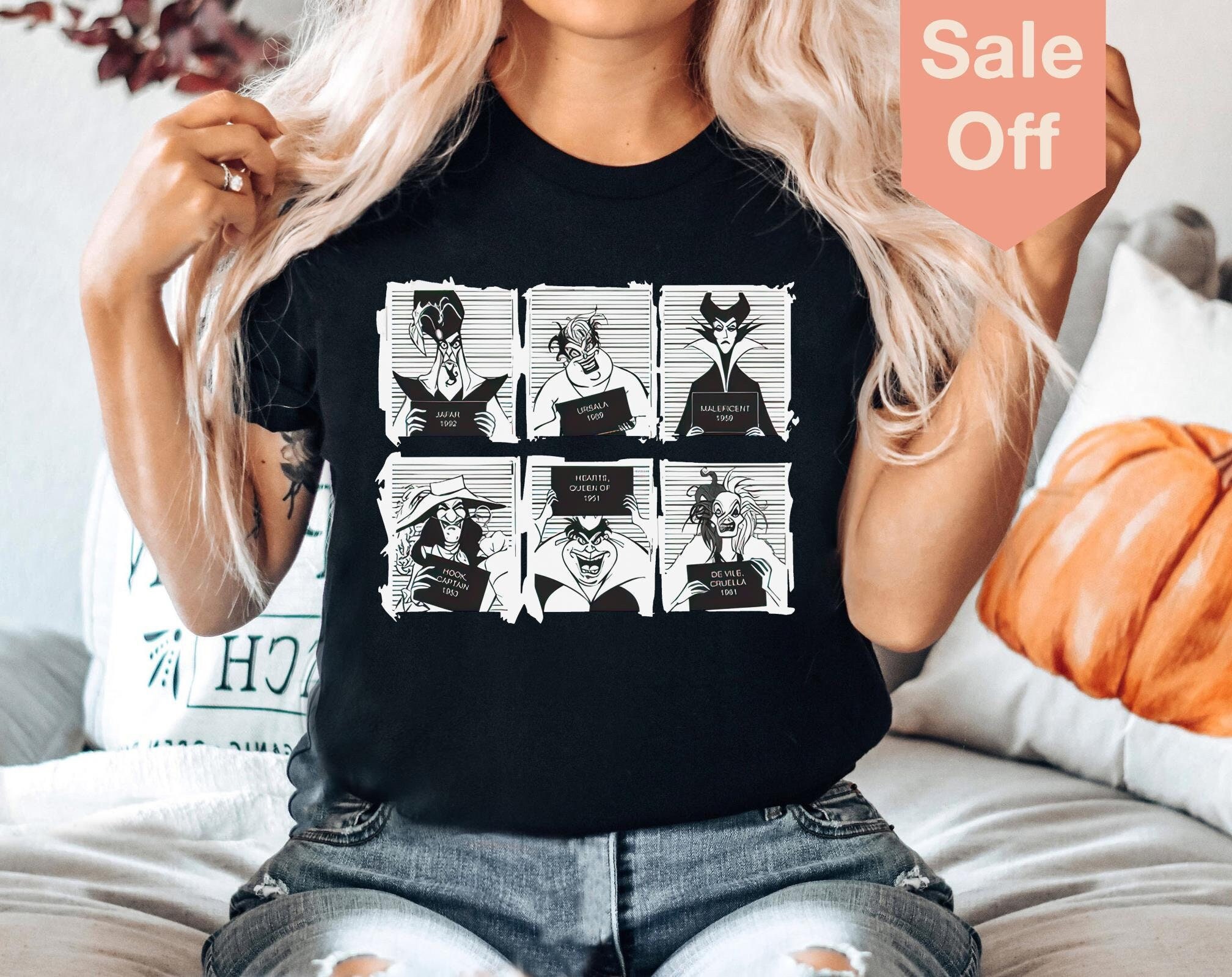 Retro Disney Villains 90S Shirt, Disney Funny Villain T-shirt, Disney Friends Comfort Colors Tee, Funny Magic Kingdom, Bad Witches Club