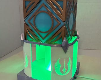 Galaxy's Edge Jedi Holocron Light Up Stand - Batuu Star Wars Trading Post Dok-Ondar