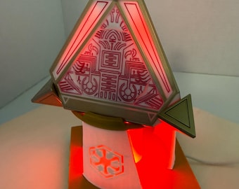 Galaxy's Edge Sith Holocron Light Up Stand - Batuu Star Wars Trading Post Dok-Ondar