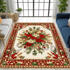 Christmas Rugs - Etsy