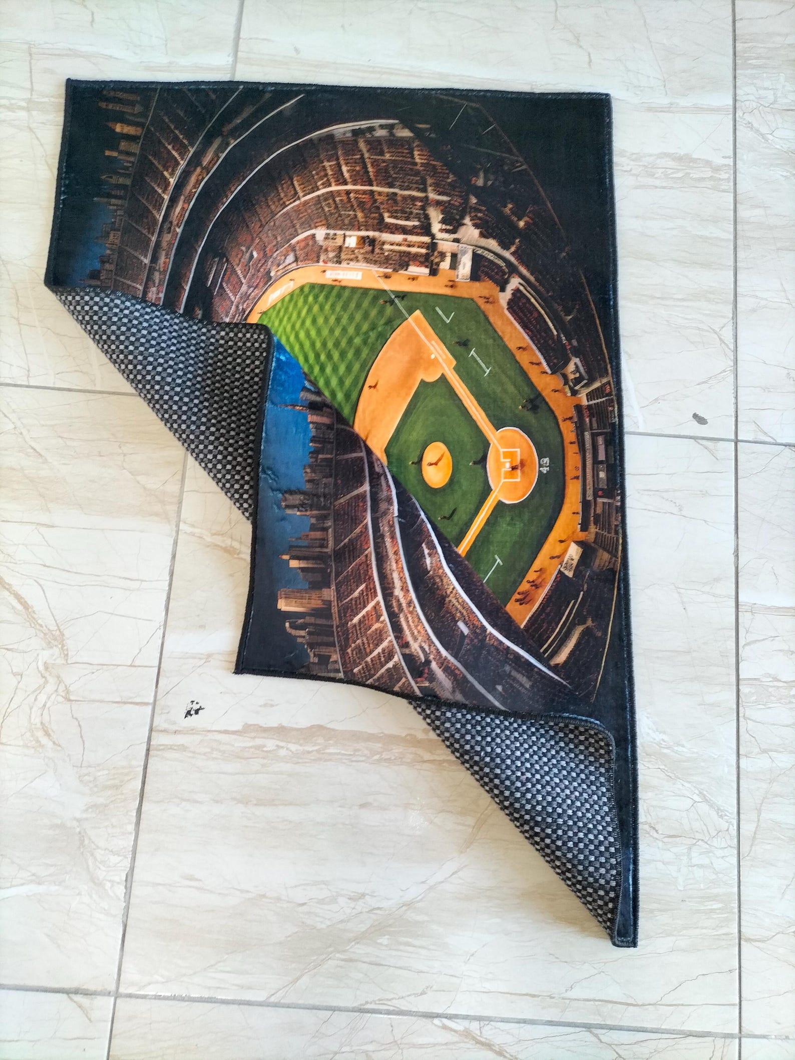 Baseball Stadium Area Rug: 3D Printed Ballpark Design - Etsy
