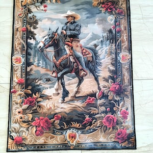 Rodeo Rug Rustic Cowboy Area Rug: Western Rodeo Decor - Etsy