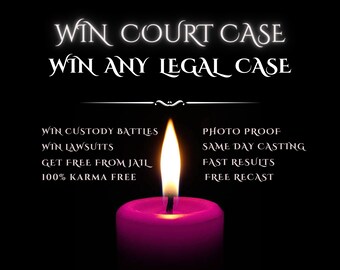 WIN COURT CASE | Win Legal Case | Make Judge Favor You | Justice Spell, Avoid Jail, Win Custody, Criminal Cases, Same Day Cast, Fast Results