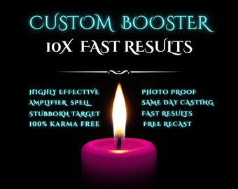 CUSTOM SPELL | Personalized Ritual Booster | Enhance Your Wish | 10X  Amplifier | Fast Results | Same-Day Casting