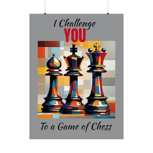Chess Challenge Poster | Free Shipping