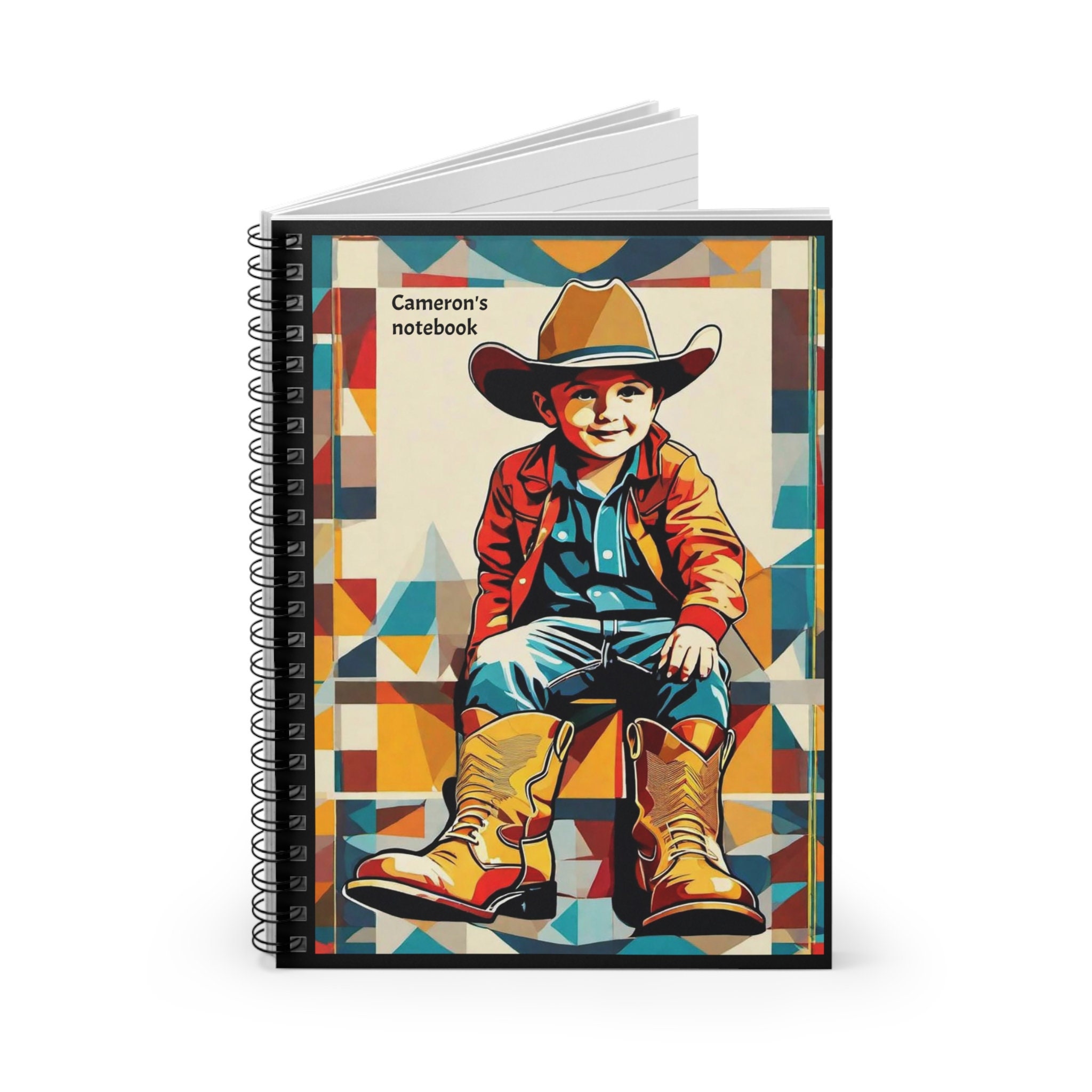 Redneck Notebook Personalized Cowboy Kid Notebook: Western Design Spiral Notebook - Etsy