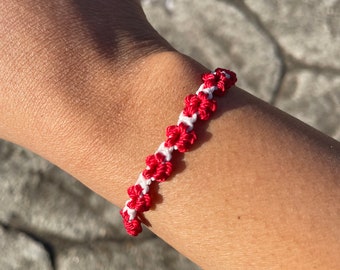 Bracelet d'amitié fleur