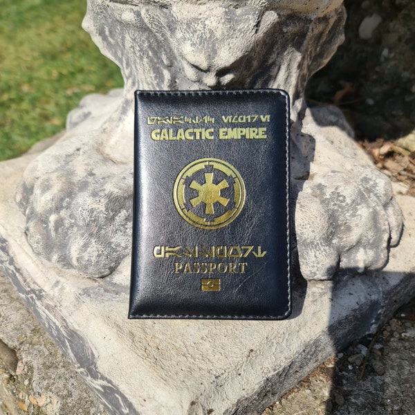 Galactic Empire Passport Cover, Star Wars Passport Holder, Gift for Him, Fathers Day