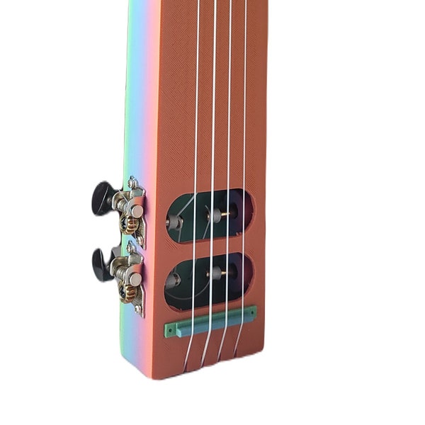 Mini Travel Ukulele (Waterproof) - "Tie Dye" Rainbow Style