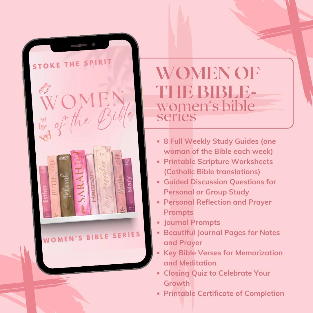 Women of the Bible Catholic Study: Printable Devotional Journal (PDF ...