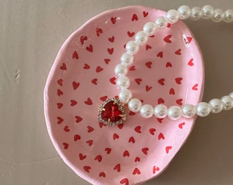 Girly Heart Trinket Dish