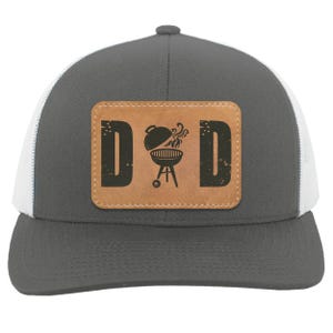 Gorra de camionero divertida para papá con parche de parrilla / Regalo del Día del Padre para los amantes de la barbacoa / Gorra snapback personalizada para él / Gorra de papá Grill Master