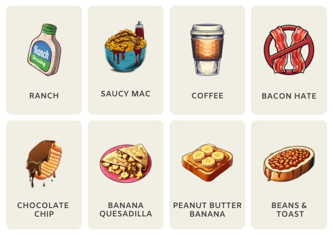 Food Emotes Food Emojis & Emotes Pack | Digital Download | Upload to Slack, Twitch ...