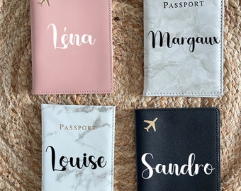 Protège passport personnalisé, pochette personnalisée